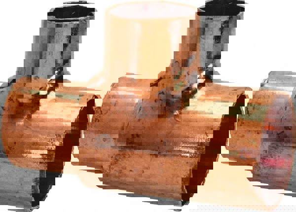 Wrot Copper Pipe Tee: 1